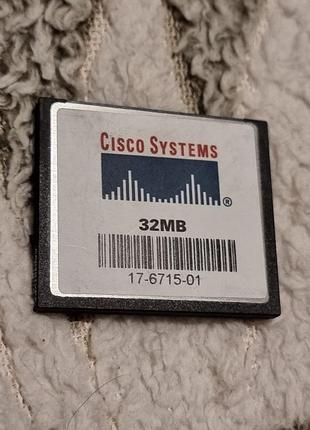Картка пам'яті 32 мб (не гб) cisco-sandisk 1.39/6.75 compactflash cf compact flash sdcfb-32-a020