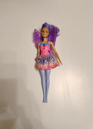 Лялька barbie фея з фіолетовими крилами
