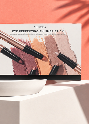 Набор кремовых сияющих теней-стиков для век meroda eye perfecting shimmer stick.