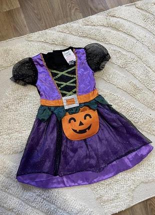 🖤🎃 дитяча сукня на  halloween для дівчинки 3–4 роки 👻✨