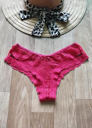 Изысканные кружевные трусики xs victoria’s secret