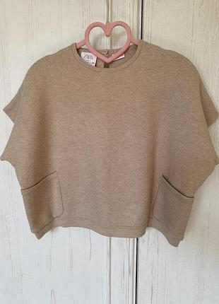 Безрукавка жилетка накидка кофта трикотажна  на дівчинку 3 4 роки 98 104 zara