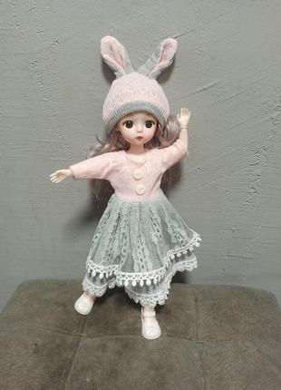 Кукла шарнирная bjd с 3d глазами, 30 см, состояние новой,