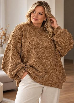 Светр жіночий asos design plus size букле oversize 3xl (56–58)