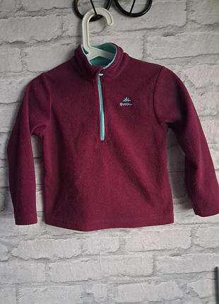 Дитяча флісова кофта quechua (decathlon) — розмір 96-102 см (3-4 роки)