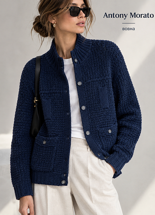 Кардиган кофта antony morato 50% вовна новий