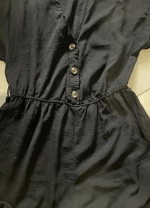 Жіночий комбінезон new look чорний з кюлотами