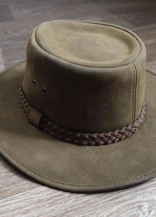 Оригинальная восковая шляпа barbour vintage wax bushman hat xl