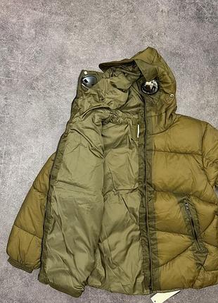 🛍 cp company x palace puffer jacket brown