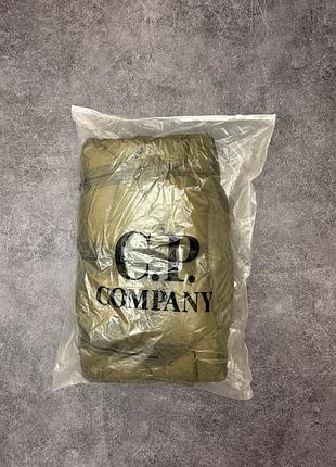 🛍 cp company x palace puffer jacket brown 5
