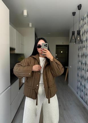 Куртка zara, лайнер zara, куртка стьогана zara