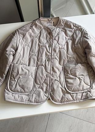 🤎красива стьобана демісезонна куртка lovi atelier😍