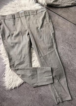 Жіночі класичні штани calvin klein, сірі, розмір xl