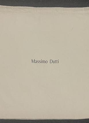 Пильовик massimo dutti бежевий з написом