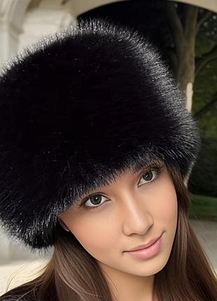 Шапка з екохутра