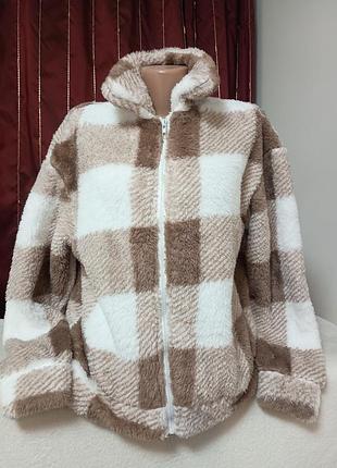Кофта женский мех тедди shein s разг