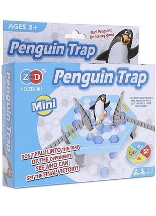 Настільна гра «penguin trap (не впусти пінгвіна)» mini version