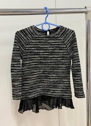 Кофта для дівчинки 4-5 роки 104-110 см кофта з рюшів