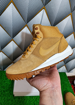 Кросівки nike високі гірчично-коричневі