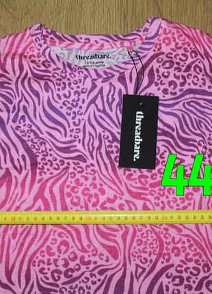 Женский яркий хлопковый лонгслив threadbare xs 5