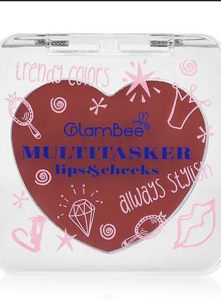 Новий мультитаскер для губ та щік glambee multitasker lips&cheeks 5