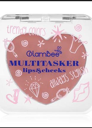 Новий мультитаскер для губ та щік glambee multitasker lips&cheeks 4