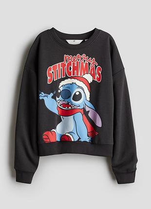 Світшот h&m disney із принтом стіча