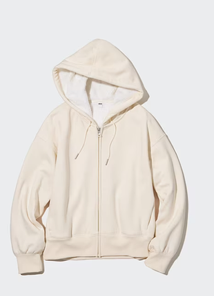 Женская худи heattech на шорпе от uniqlo