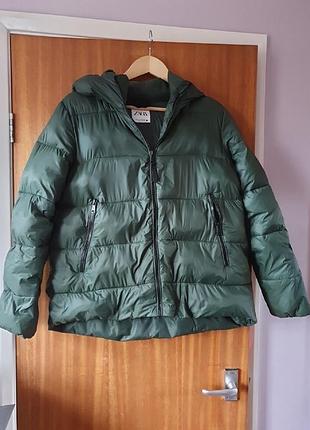 Куртка зимова пуховик р м zara