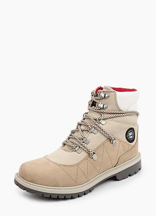 Ботинки натуральный нубук timeberland &amp; hilfiger 38-39