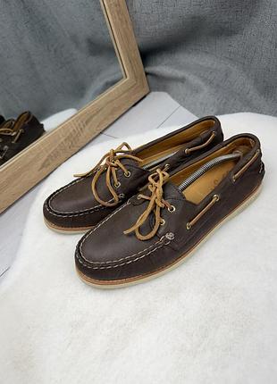 Топсайдери sperry top-sider з преміальної шкіри розмір 42