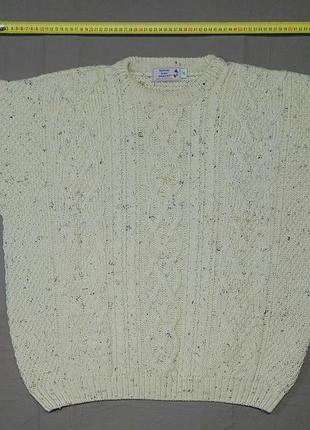 Плечи 72 см highland home industries size xl бежевый свитер оверсайз made in scotland 100% pure new wool