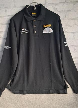 Колекційне чоловіче поло лонгслів dewalt & williams f1 team — розмір l