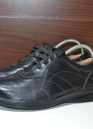 Clarks 39.5-40р кроссовки полуботинки кожаные туфли оригинал