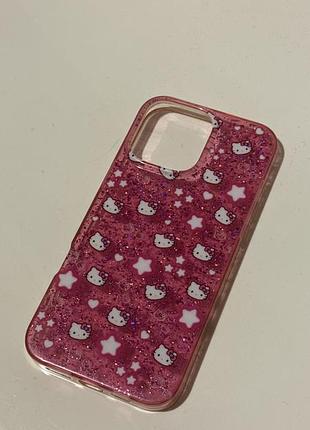 Hello kitty iphone 16 pro max чехол на айфон / чохол хеллоу кітті