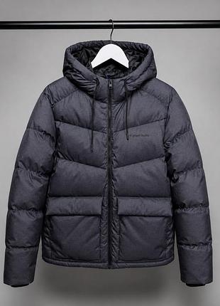 Jack&jones  куртка коротка чоловіча m сіра/графітова однотонна (12345696-34)