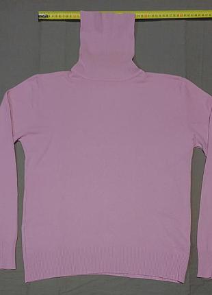Плечи 40 см zara size s розовая под горло водолазка body: 60% wool 30% cotton 10% elastane
