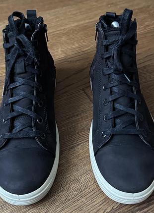 Ecco soft  демі/єврозима черевики підліткові gore-tex р.38(24 см)