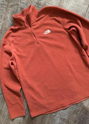 Фліска унісекс, флісова кофта на блискавці the north face