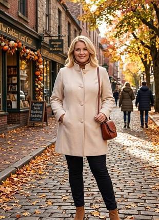Стильне демісезонне пальто / кардиган shein curve (розмір 4xl /56-58)