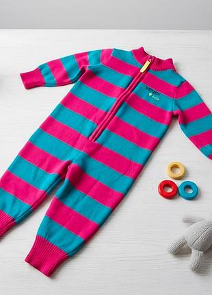 Вовняний ромпер-комбінезон підчепа vendi kids р. 80-86-92 см 1-1.5-2 г 12-18-24 м шерсть мериноса
