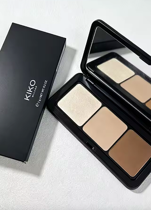 Палетка для обличчя contour obsession 02 kiko milano