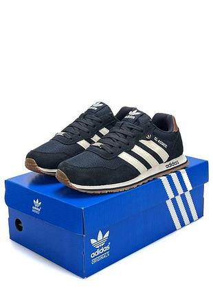 Мужские кроссовки adidas cl dark navy beige