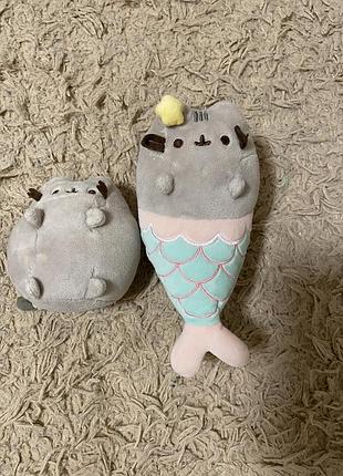 М'яка іграшка pusheen кіт русалка та класичний кіт