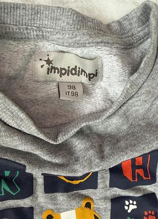 Свитшот утепленный impidimpi, р.98 5