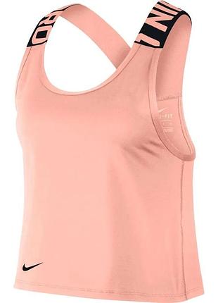 Укорочена спортивна майка nike pro dri-fit кроп-топ