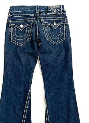 Штани true religion сині джинси кльош
