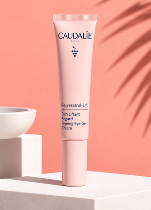 Укрепляющий гель-крем для контура глаз с эффектом лифтинга caudalie resveratrol-lift firming eye gel cream