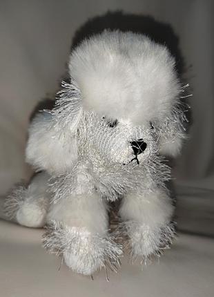 М'яка іграшка пудель webkinz white poodle від ganz (оригінал)