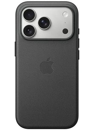 Чехол techwoven (aaa) new для apple iphone 17 pro тканевый чехол с поддержкой magsafe и анимацией, защитный кейс black